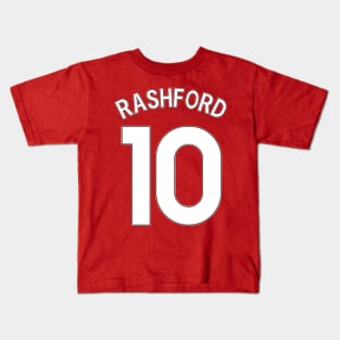 Marcus Rashford football shirt Kids T-Shirt